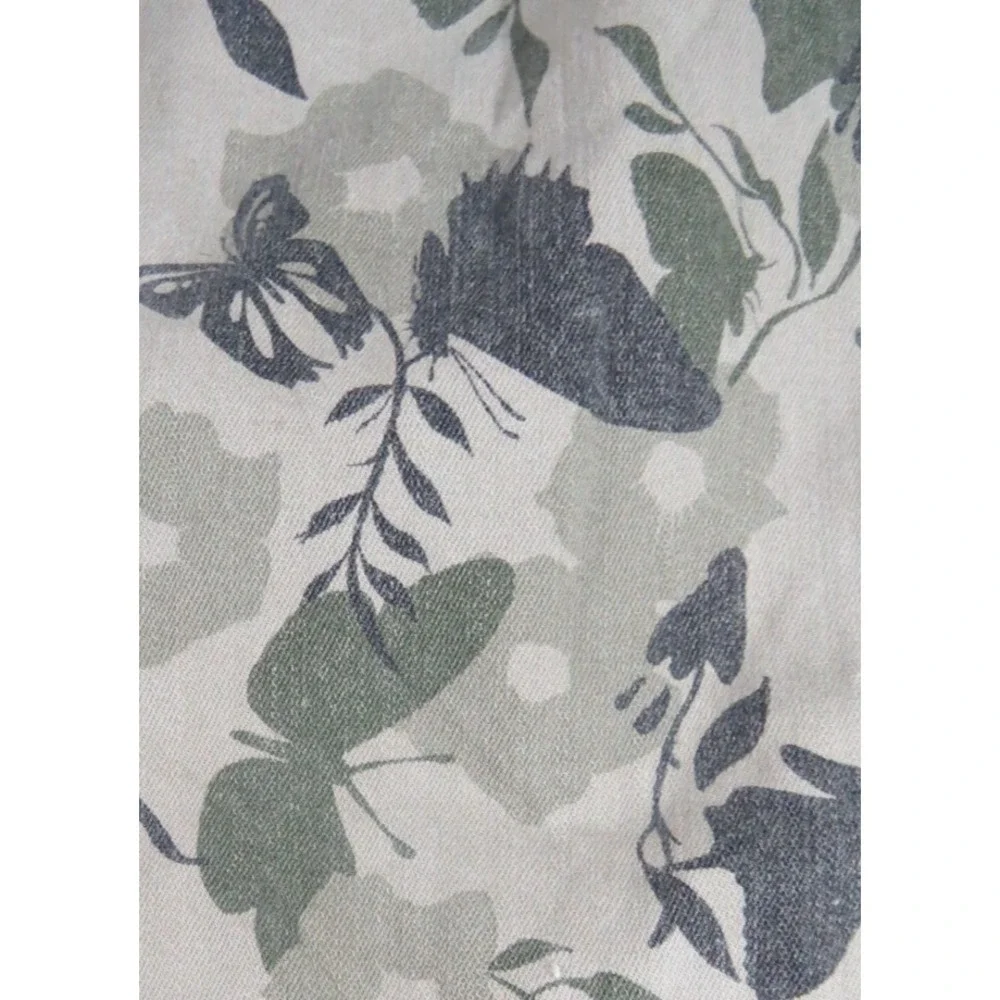True Religion Jeans Men Size 32 Camo Distressed Leaf Butterfly Super Skinny Slim